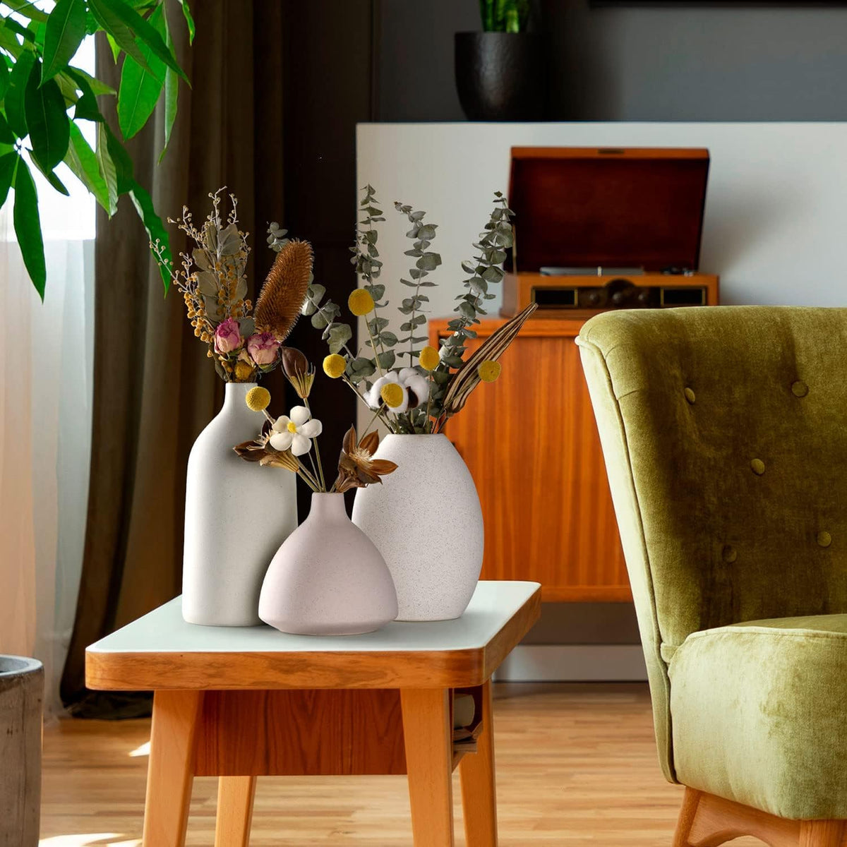 Set of 3 Large Ceramic Vases – image 8