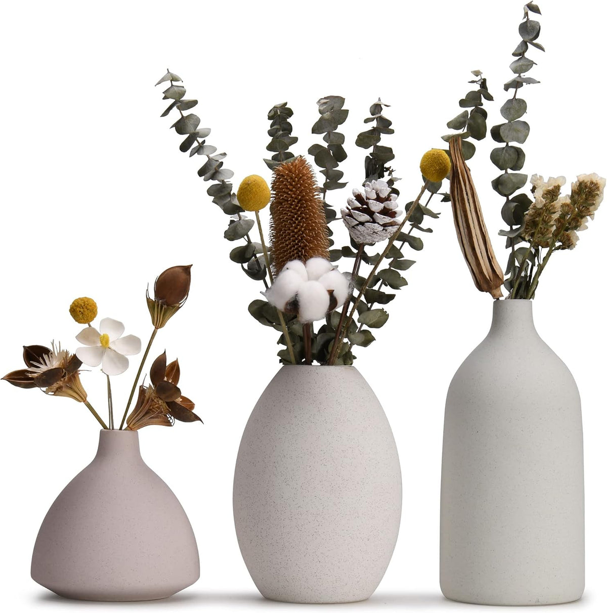Set of 3 Large Ceramic Vases – image 2