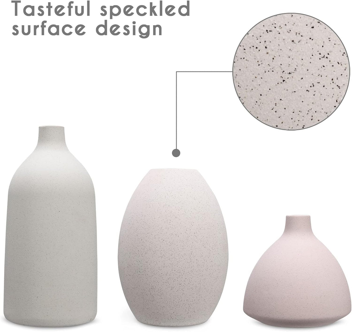 Set of 3 Large Ceramic Vases – image 7