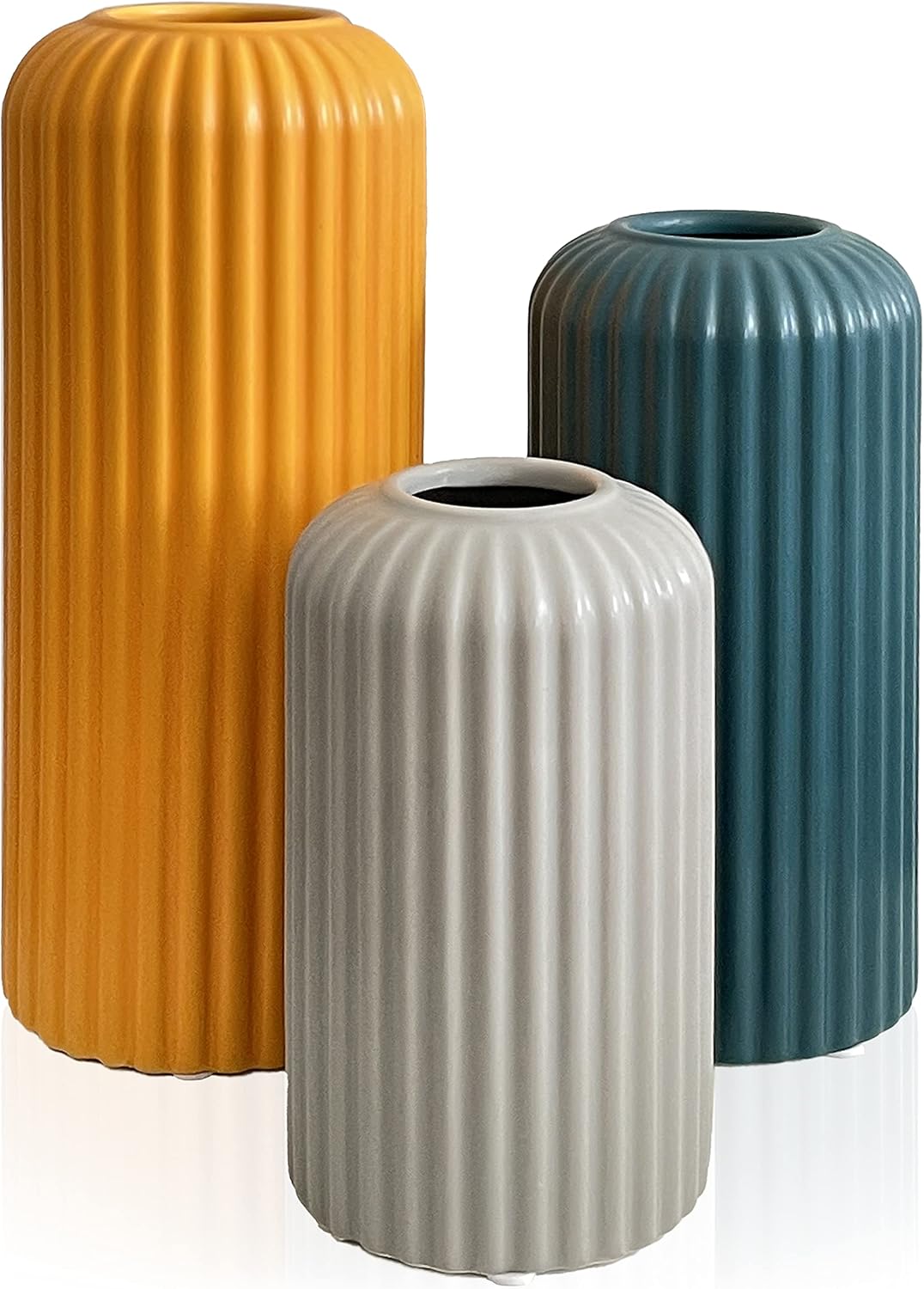 Modern Ceramic Vase Set of 3 – image 2