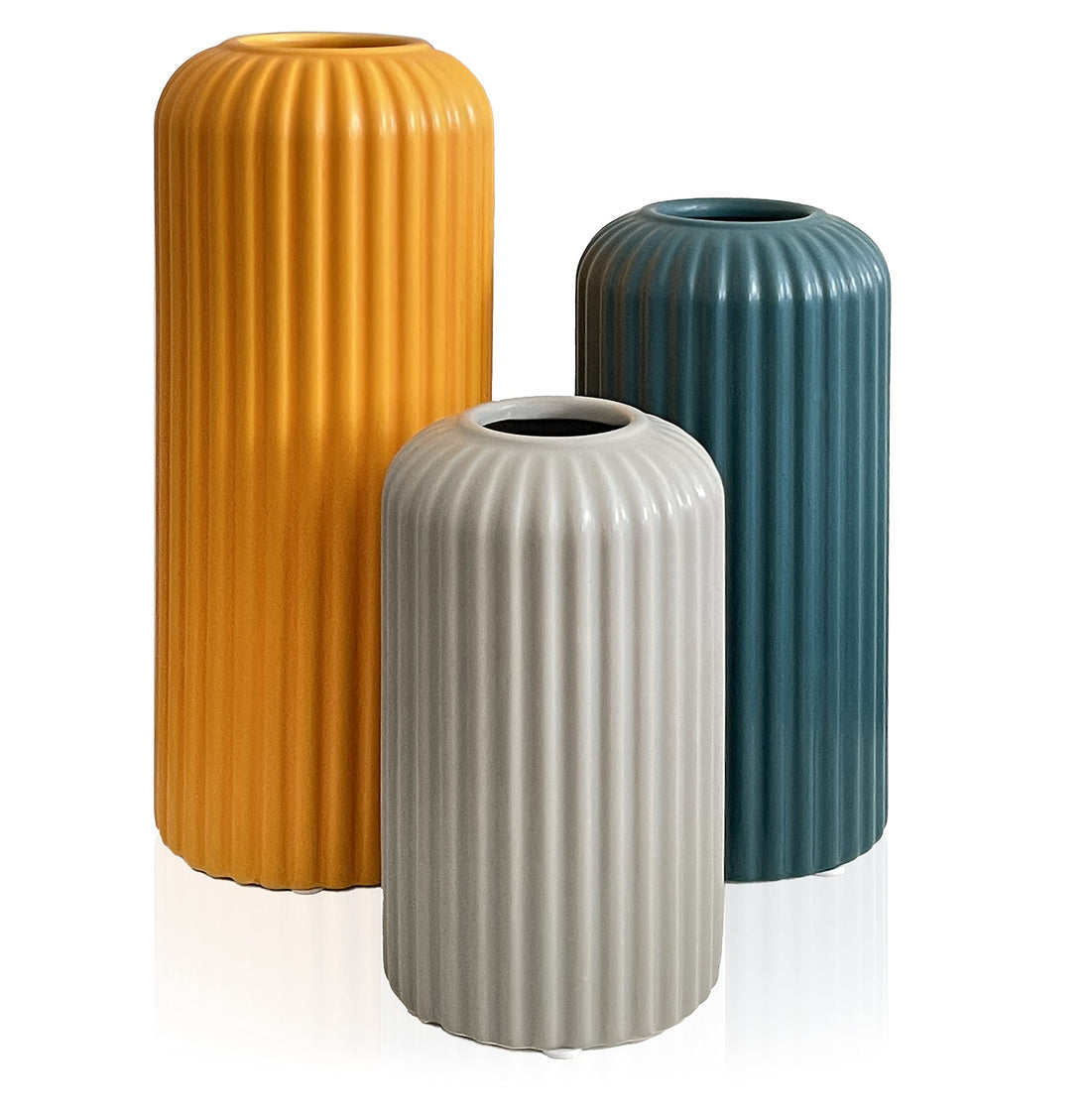 Modern Ceramic Vase Set of 3 – image 1