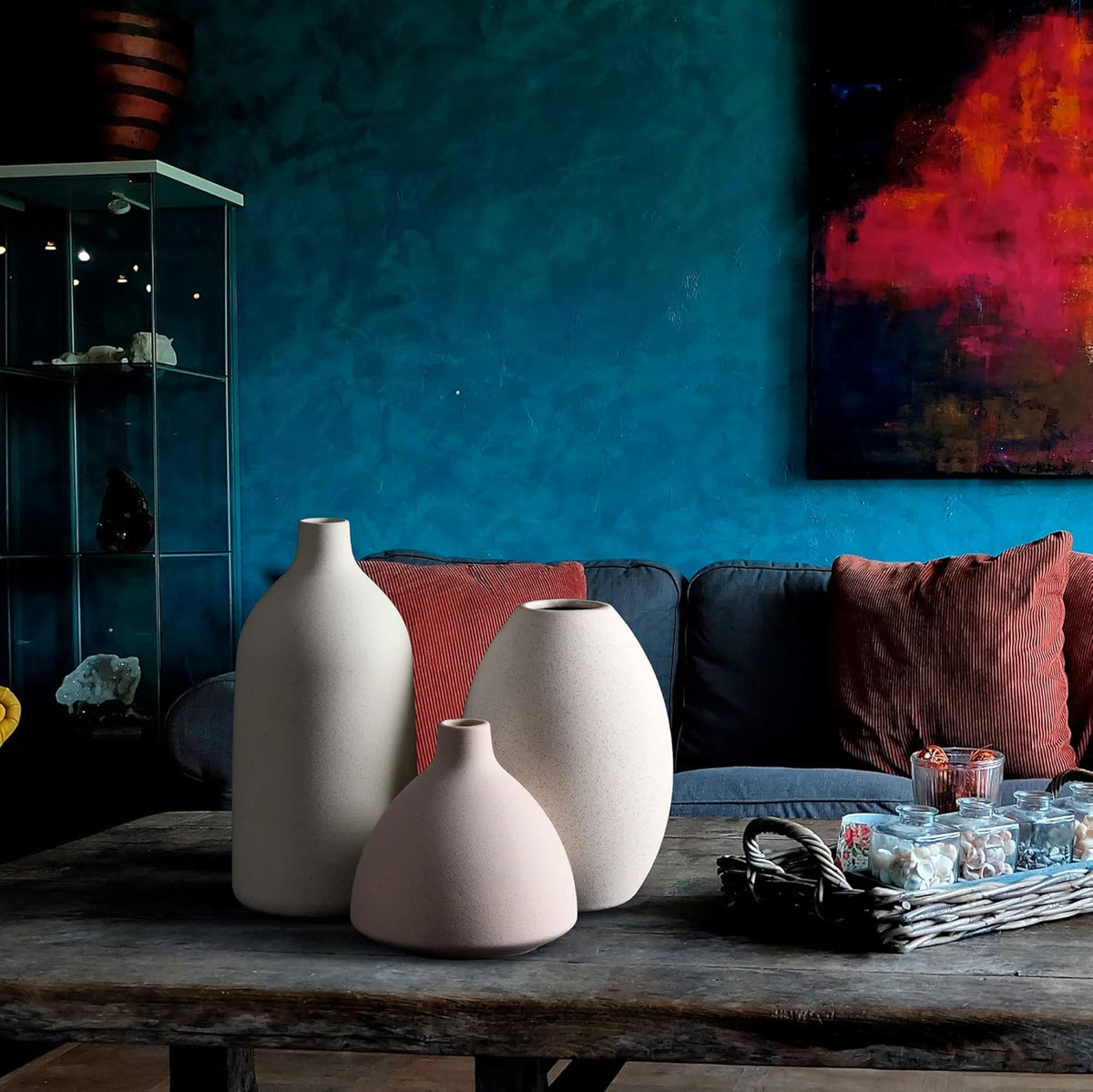 Set of 3 Large Ceramic Vases – image 9